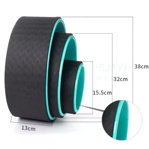 32x13cm TPE Yoga Wheel for Muscle Relaxation and Strengthening