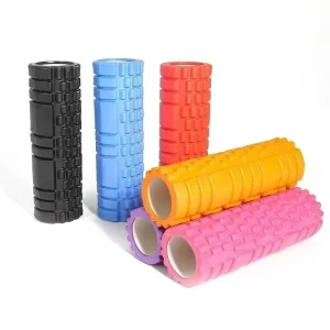 33cm Foam Yoga Roller Sturdy PVC Tube Core Soft EVA Foam Surface Muscle Massage Roller