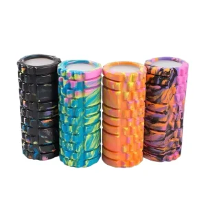 33cm Foam Yoga Roller with PVC Tube Core and Soft EVA Surface for Muscle Massage and Fitness