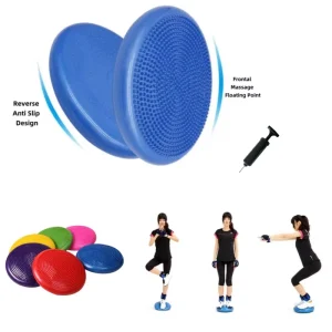 34cm PVC Yoga Massage Cushion Exercise Balance Pad and Disc for Enhancing Balance and Stamina