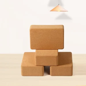 369 Inch Professional High Density Cork Yoga Brick Eco Friendly Solid Dance Assistant Tool Custom Logo Yoga Blocks