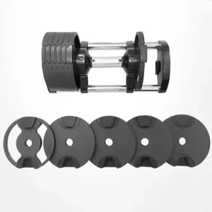 36kg Adjustable Dumbbell Set 2kg Increments Strength Training Gym