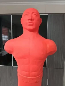 37KG Silicone Standing Boxing Heavy Bag, Water/Sand-filled, 1.8m