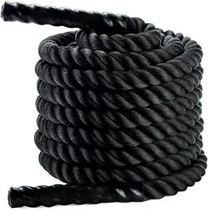 38mm*9M Battle Rope with Rope Anchor for Cross-Training Home Gyms and Strength Training