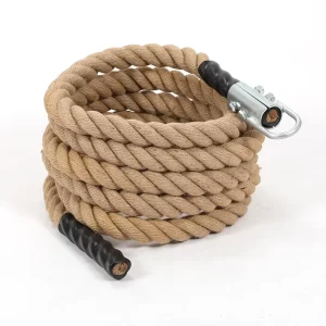 38mm Hemp Climbing Battle Rope for Gym Fitness and Strength Training