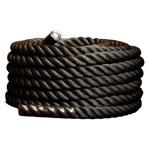 38mm PE Nylon Battle Rope 9m 12m 15m 50mm Diameter Weighted Plastic Rope for CrossFit Training