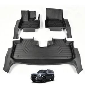 3D Contoured Full Surround Door Sill TPE Car Floor Mats All Weather Waterproof Anti Slip Easy Clean SUV Floor Liners