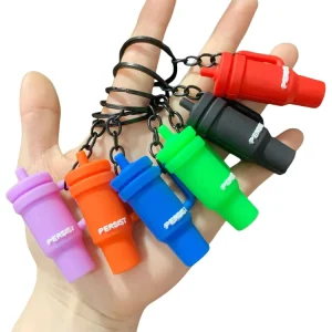 3D Rubber Eco-Friendly Lightweight Portable Soft Keychain Sport Toy Bag Charm