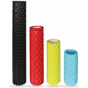 3D Textured Contoured High-Density EVA Foam Rollers for Outdoor Fitness and Massage