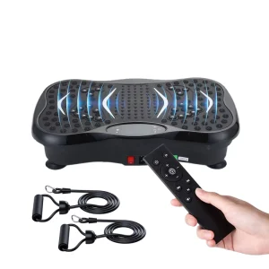 3D Whole Body Vibration Plate Exercise Machine with Silent Motor and Speed Control for Home Fitness