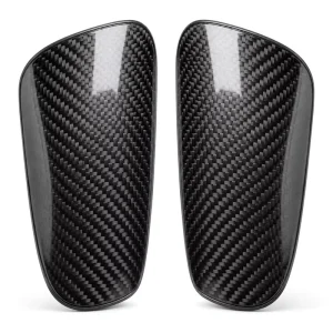 3K Twill Glossy Lightweight Composite Carbon Fiber Football Soccer Shin Guard