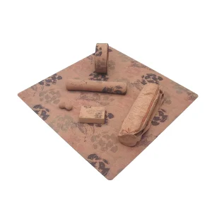 3mm Anti-Slip Eco-Friendly Cork Rubber Yoga Mat, Wheel, Block and Bag Set