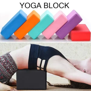 3x6x9 Inch Colored Recycled EVA Yoga Block OEM Customized High Density Yoga Brick