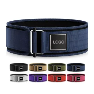 4-Inch Self-Locking Buckle Powerlifting Gym Belt for Weightlifting