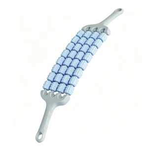 4-Row 32-Roller Deep Tissue Massage Stick for Legs, Back, and Neck