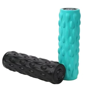 4-Speed Electric PU Vibrating Foam Roller with ABS Housing for Yoga, Fitness, and Post-Workout Recovery