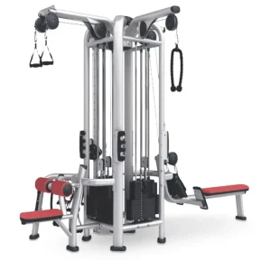 4-Station 8-Station Commercial Gym Multi-Jungle Machine with Lat Pulldown and Low Row