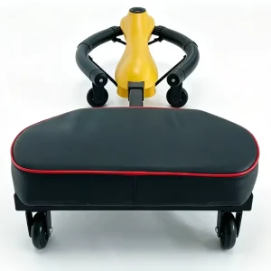 4-in-1 Abdominal Wheel Rower with Stainless Steel Frame for Home Strength Training