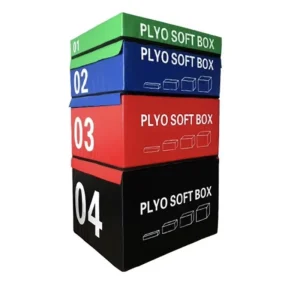 4-in-1 Athlete’s Foam Plyo Jump Box for Plyometric Training and Strength Exercise
