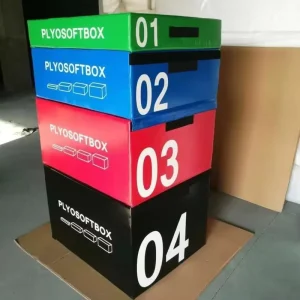 4-in-1 Foam PVC EPE Soft Plyometric Jump Box for Sit-Ups and Bodybuilding