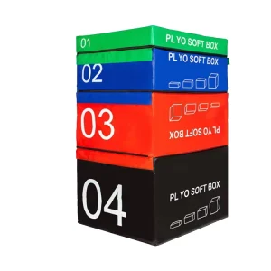 4-in-1 Foam Plyometric Box with PVC Cover