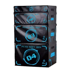 4 in 1 Foam Soft Plyometric Jump Box for Exercise Training