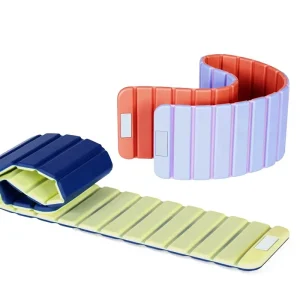 4 in 1 Negative Ion Energy Sports Magnetic Bracelet Waterproof Silicone Power Balance Bracelet for Athletes Fitness Workout