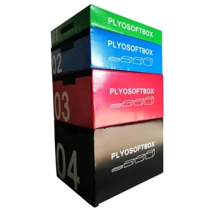 4-in-1 PVC Soft Foam Plyo Box for Jump Training and Sit-Ups