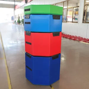 4 in 1 PVC Soft Octagonal Gymnastic Vault Box with Adjustable Height