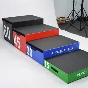 4-in-1 Soft Foam Plyometric Boxes for Adults and Kids