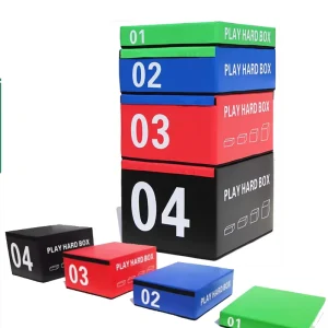 4-in-1 Soft High-Density Foam Plyometric Boxes