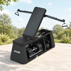 4 in 1 Storage Fitness Box Foldable Steel FID Bench with Built in Dumbbell Compartment for Home Training
