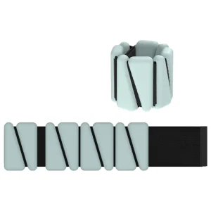 4 lb Pair Triangle Stainless Steel and Silicone Velcro Adjustable Ankle and Wrist Weights