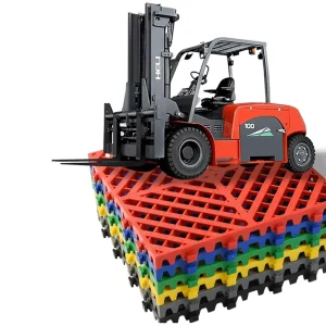 40*40*2 cm Anti-Slip UV-Resistant PP Plastic Interlocking Floor Grating Tiles for Indoor and Outdoor Garage Use