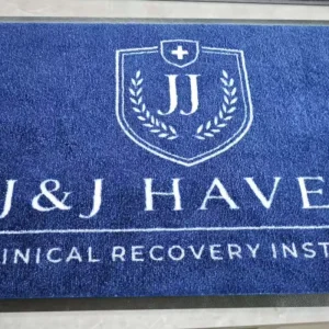 40*60 cm Customized Digital Printing Logo Rug-Shaped Carpet Foot Mat Indoor or Outdoor