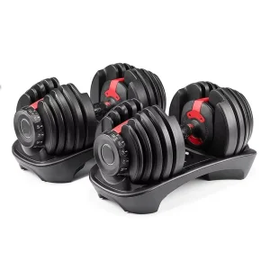 40 kg Quick-Adjust Adjustable Dumbbell Set for Home Fitness Strength Training