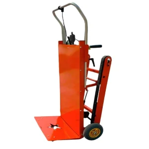 400kg Foldable Enclosed 4-Wheel Electric Stair-Climbing Crawler Lift Truck with Steel Platform