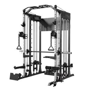 400kg Heavy Duty Multifunctional Smith Machine Home Commercial Gym Strength Training Equipment Full Body Training