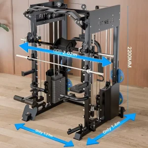 400kg Load Capacity Multifunctional Smith Machine for Home and Commercial Gyms