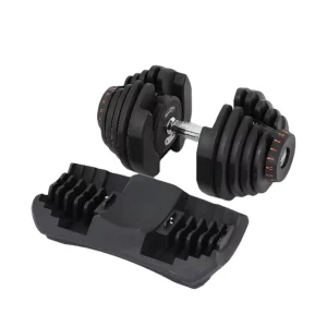 40kg Adjustable Dumbbell Set Space Saving Free Weights for Home Gym Strength Training OEM Custom Logo Available