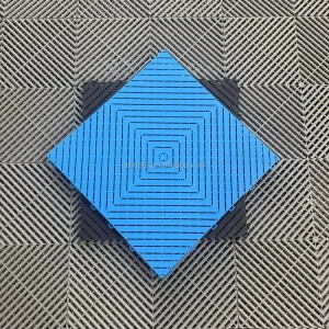 40x40x1.8cm Modern Vinyl Flooring Tiles Anti Scratch Eco Friendly Interlocking for Malls Supermarkets 3 Year Warranty