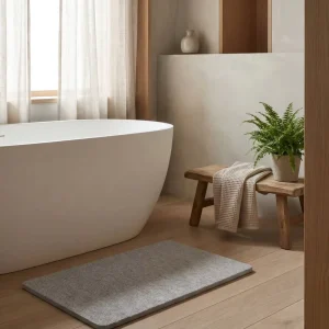 40x60cm Eco-Friendly Christmas Polyester Animal Print Cushioned Washable Waterproof Non-Slip Home & Hotel Bathroom Door Mat Rug