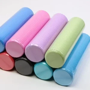 45cm EVA Foam Yoga Roller with Solid Dot Surface for Fitness and Physical Therapy