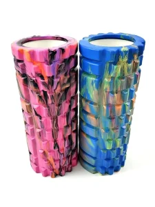 45cm Foam Yoga Roller with PVC Tube Core and Soft EVA Surface for Muscle Massage and Fitness