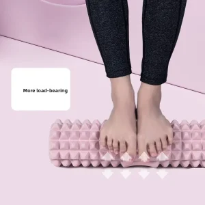 45cm Medium Firmness Hollow EVA Foam Roller with PVC Inner Tube for Deep Tissue Leg Massage, Yoga and Fitness
