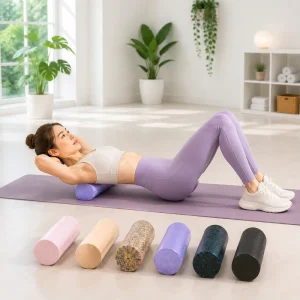 45cm Multicolored Pastel High-Density Solid EPP Multi-Size Custom Logo Yoga Foam Roller