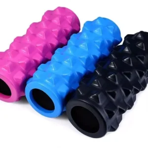 45cm Solid EVA Foam Yoga Roller with Integrated Core and Firm-Soft Muscle Massage Design