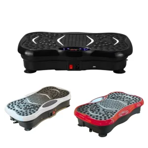 4D Vibration Plate Exercise Machine with Bluetooth Speaker, Remote Control, and 120kg Capacity