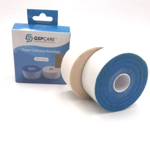 4cm x 3m Breathable Self-Adhesive PU Foam Sponge Bandage, Soft Dressing Underwrap