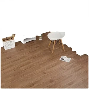 4mm Wear-Resistant SPC Vinyl Flooring for Apartment with Click Installation Waterproof Wood Design